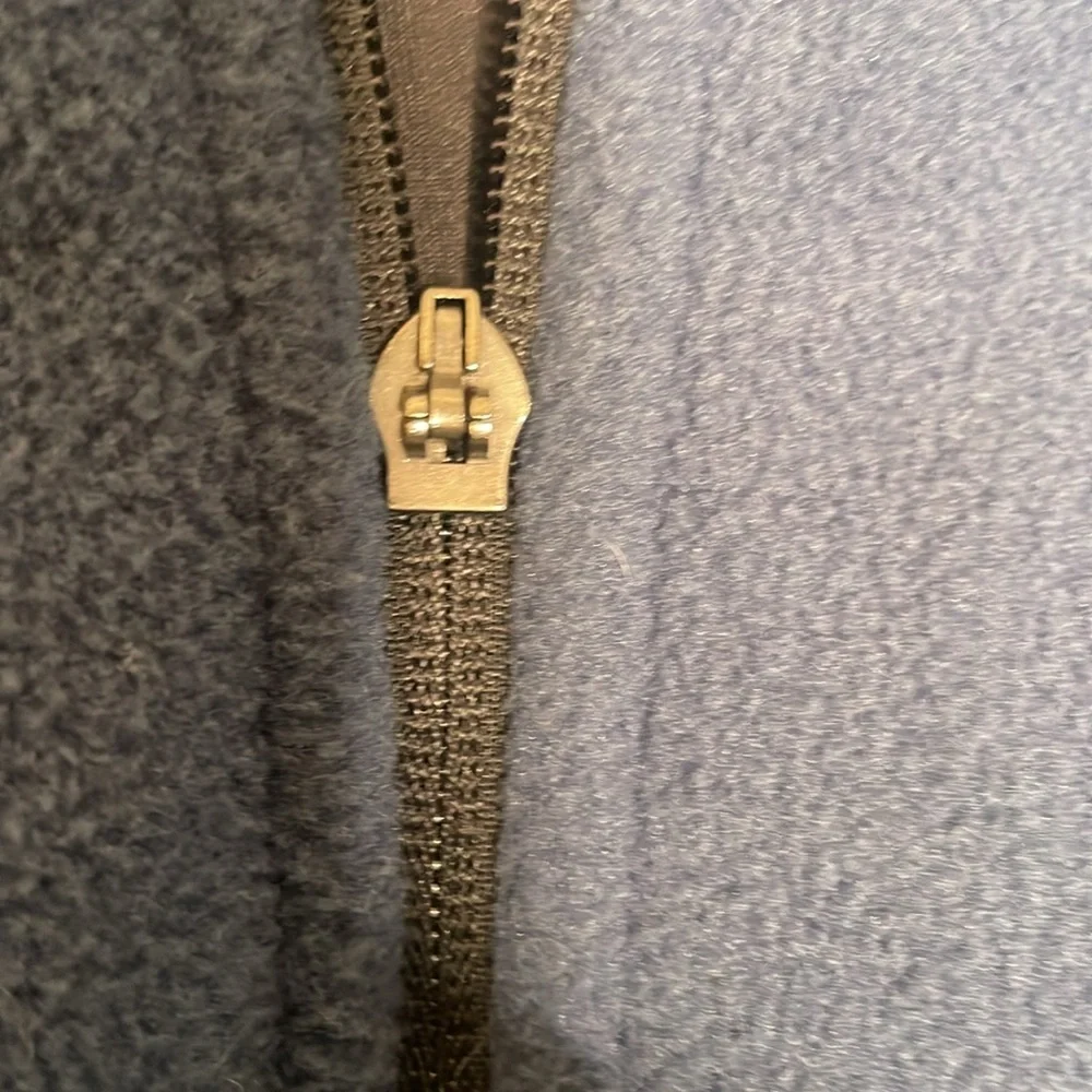 Timberland navy 3x fleece 3/4 zip hoodie​ - Picture 5 of 5
